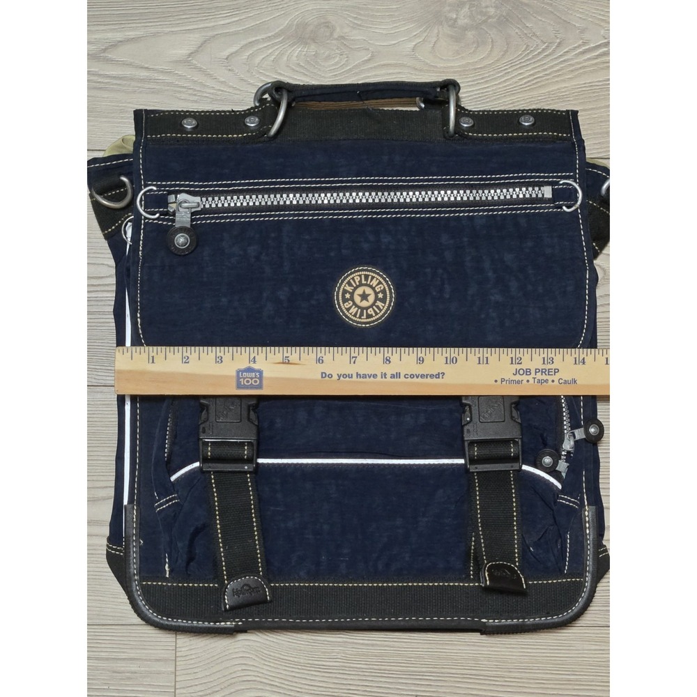 Kipling Bag Laptop Luggage Dual‎ Buckles Lock Plastic Insert Handle Blue Case - Picture 13 of 13